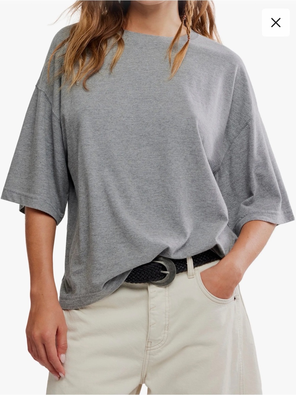 Free People WTF Perfect Oversize Cotton T-Shirt